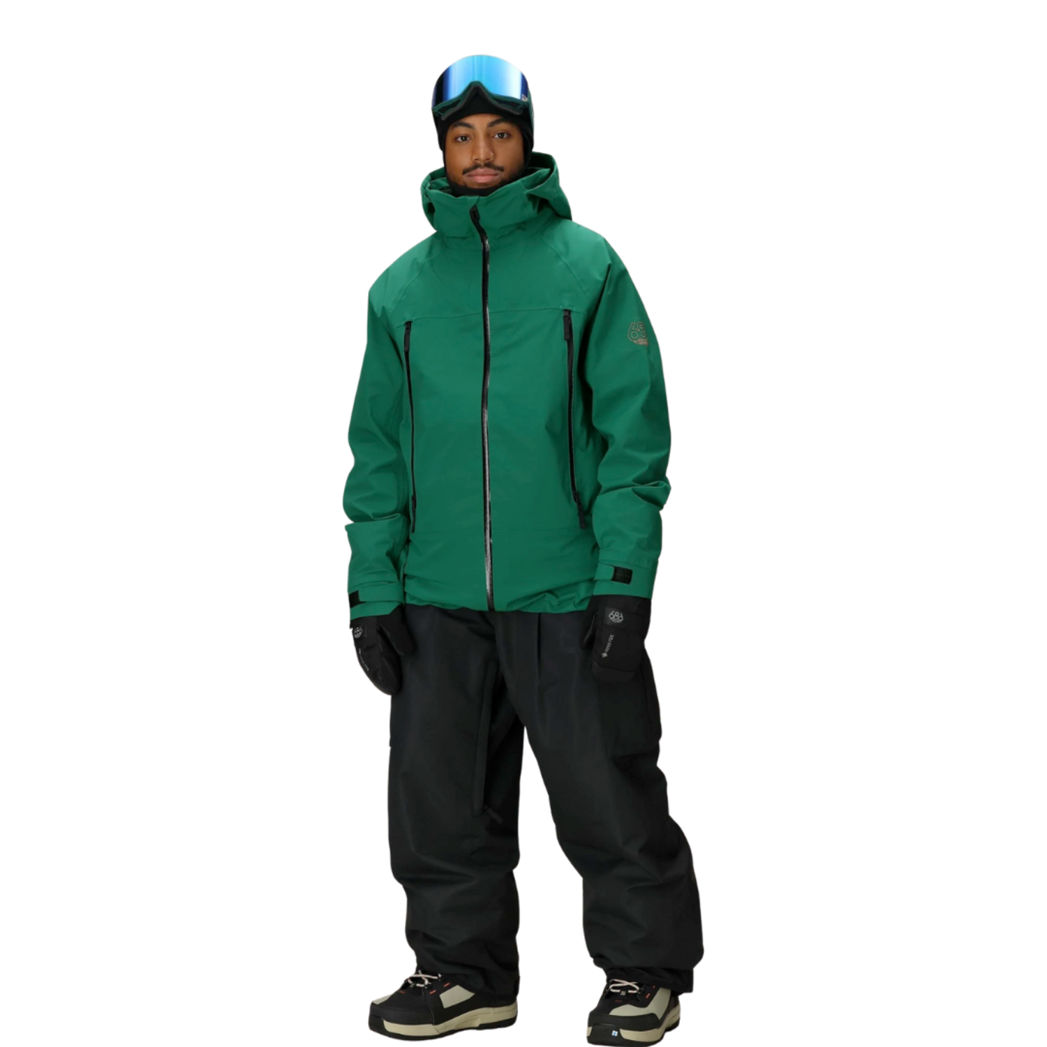 686 MENS SMARTY 3-IN-1 RODEO 3L JACKET EMERALD GREEN - Industry