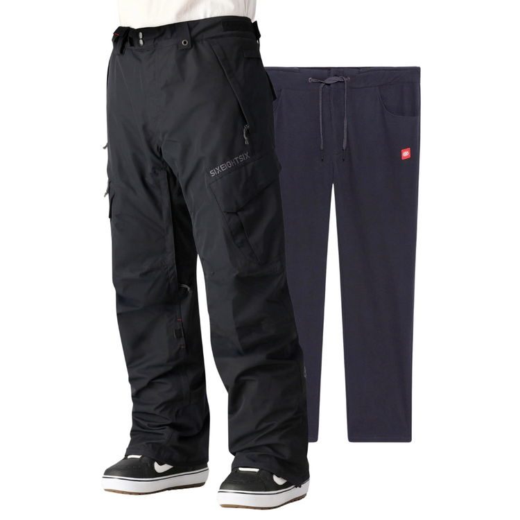 686 686 Men's SMARTY 3-in-1 Cargo Pant BLACK
