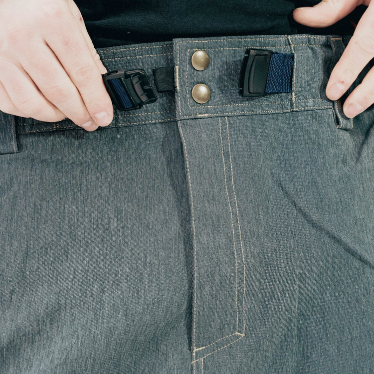 686 686 MENS DOJO SHELL PANT NAVY DENIM