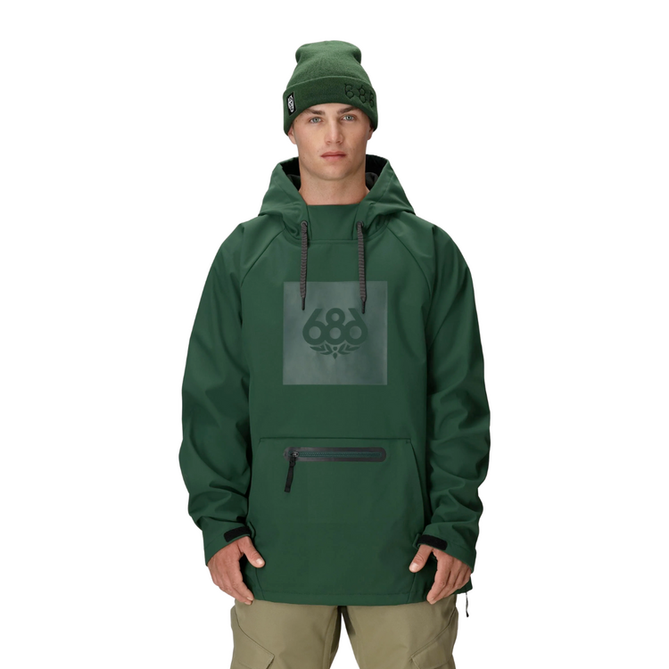 686 686 Men's Waterproof Hoody MOSS GREEN