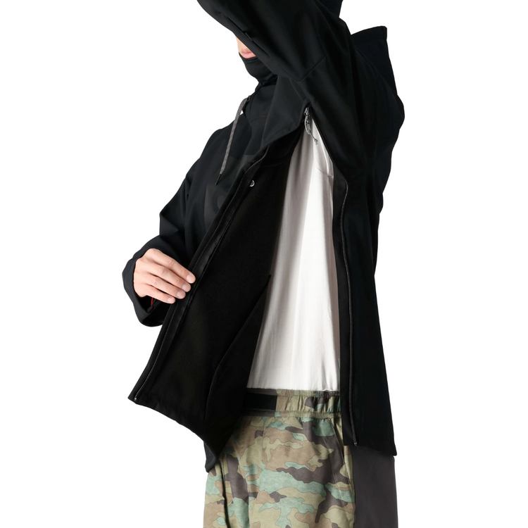 686 686 Men's Waterproof Hoody BLACK