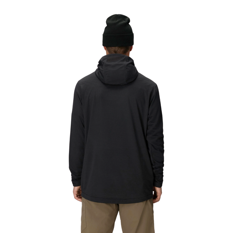 686 686 MENS MISSION GRID FLEECE HOODY BLACK