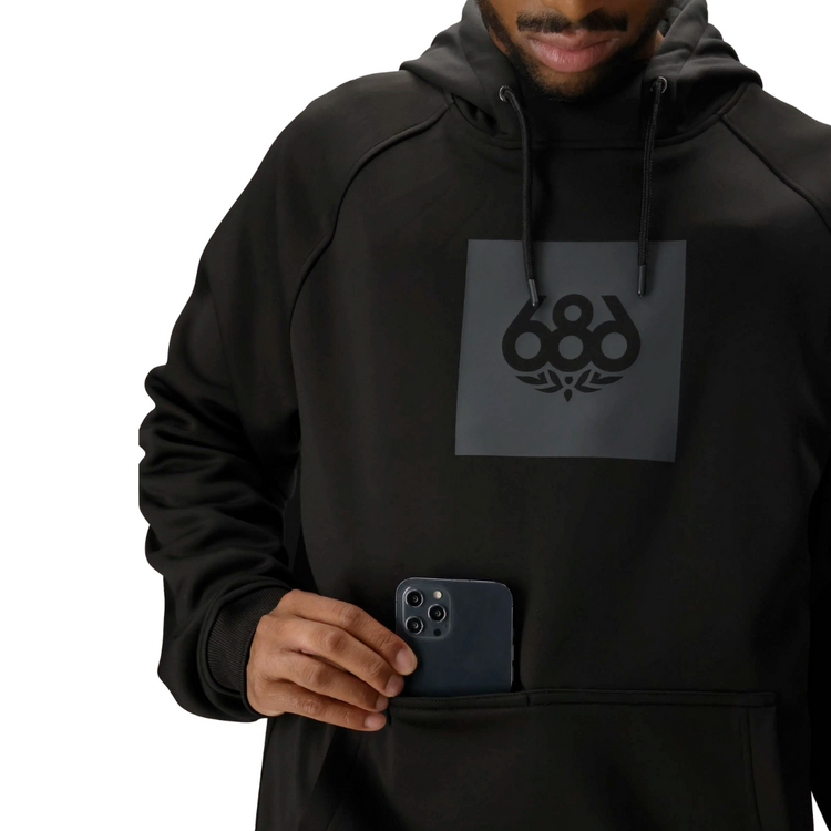 686 686 MENS BONDED FLEECE HOODY BLACK