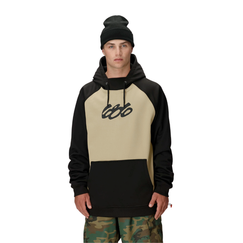 686 686 MENS BONDED FLEECE HOODY SAGE COLORBLOCK