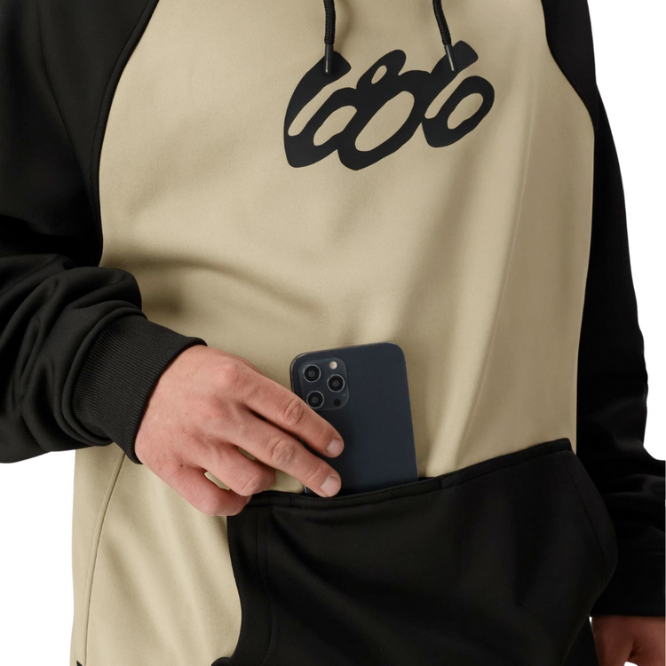 686 686 MENS BONDED FLEECE HOODY SAGE COLORBLOCK