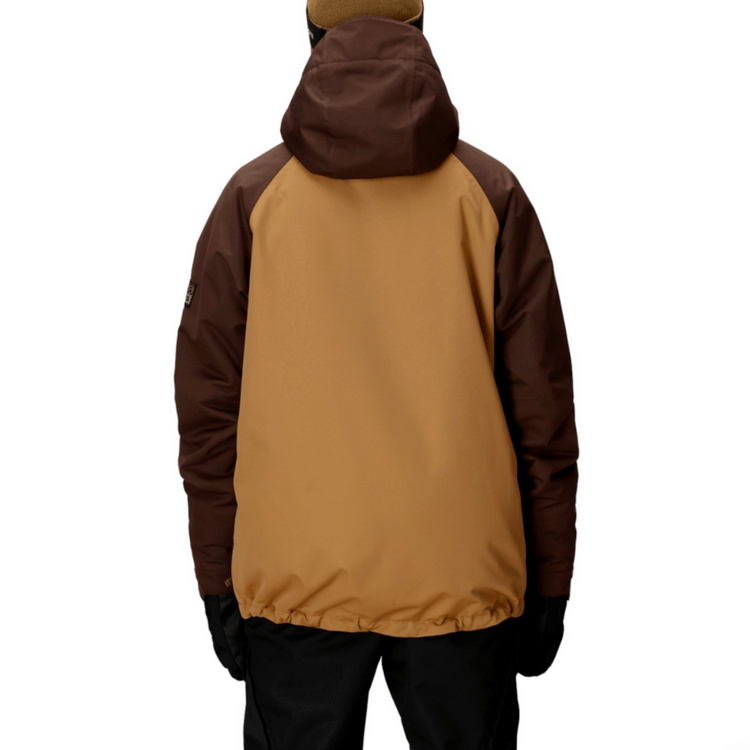 686 686 MENS GEO INSULATED JACKET COFFEE COLORBLOCK
