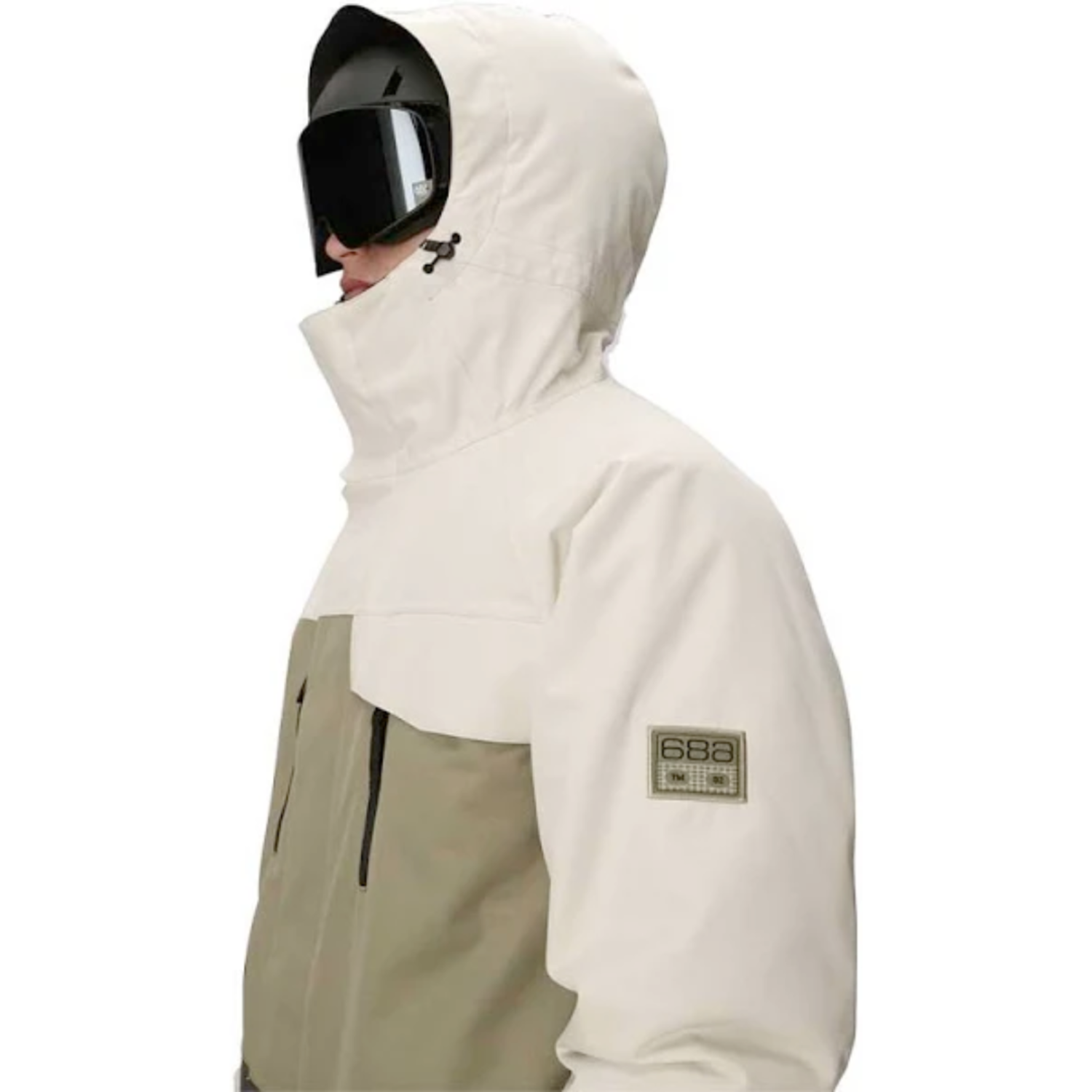 686 MENS GEO INSULATED JACKET LIMESTONE COLORBLOCK - Industry