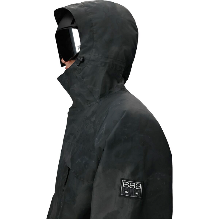 686 686 MENS GEO INSULATED JACKET BLACK HEMISPHERE