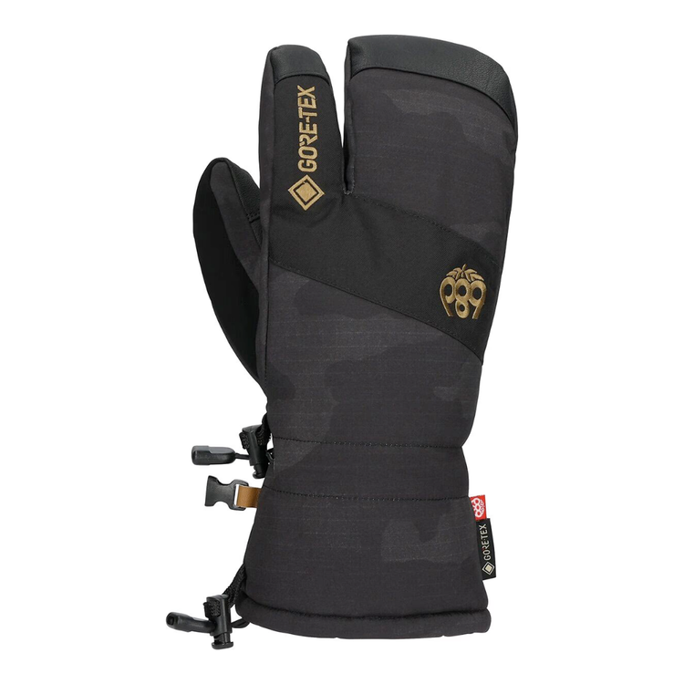 686 686 MENS GORE-TEX LINEAR TRIGGER MITT BLACK CAMO