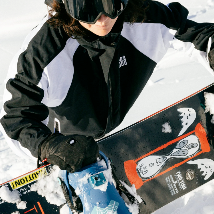 686 686 WOMENS HOLOGRAM SHELL JACKET BLACK COLORBLOCK