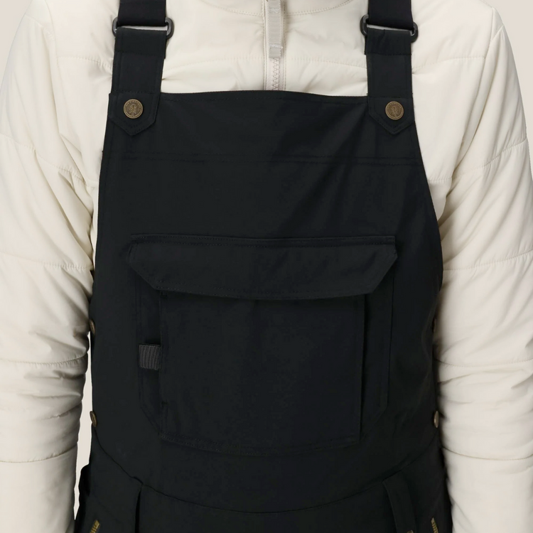 686 686 WOMENS BLACK MAGIC INSULATED BIB BLACK