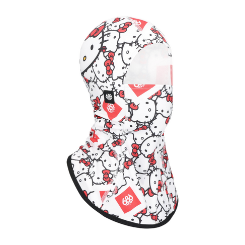 686 686 ALPHA HINGED BALACLAVA HELLO KITTY WHITE