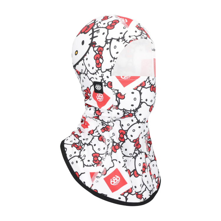 686 686 ALPHA HINGED BALACLAVA HELLO KITTY WHITE
