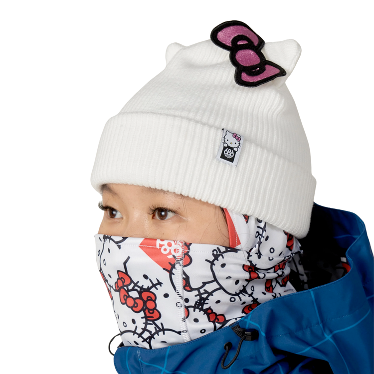 686 686 ALPHA HINGED BALACLAVA HELLO KITTY WHITE
