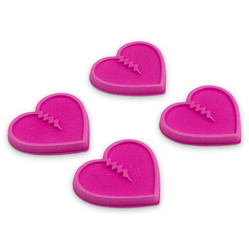 CRAB GRAB Crab Grab MINI HEARTS HOT PINK