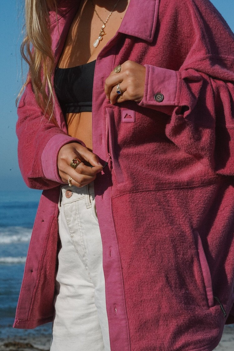 NOTICE THE RECKLESS NOTICE THE RECKLESS BURGUNDY SHACKET