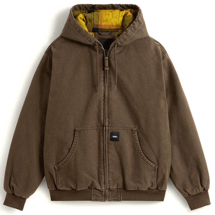 Vans Vans M WORKWEAR CANVAS FULL ZIP JACKET COAL BROWN