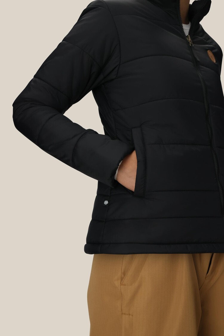 686 686 WOMENS THERMAL PUFF INSULATED JACKET BLACK