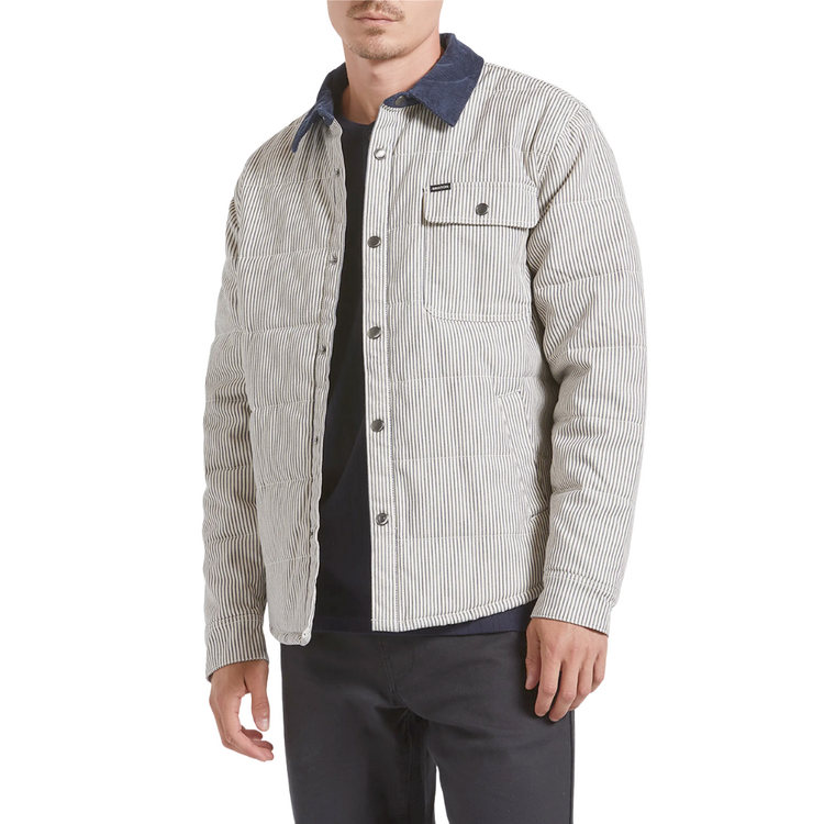 Brixton BRIXTON CASS JACKET - WHITECAP/MOOD INDIGO HICKORY