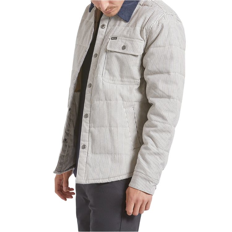 Brixton BRIXTON CASS JACKET - WHITECAP/MOOD INDIGO HICKORY
