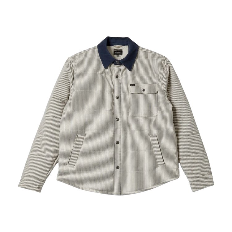 Brixton BRIXTON CASS JACKET - WHITECAP/MOOD INDIGO HICKORY