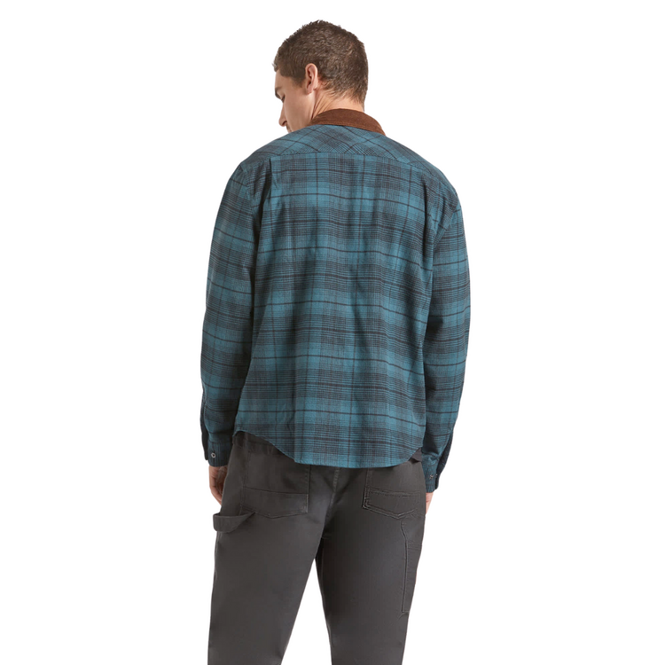 Brixton BRIXTON BUILDERS BOWERY PERF FLANNEL NIGHT SAGE/BLACK