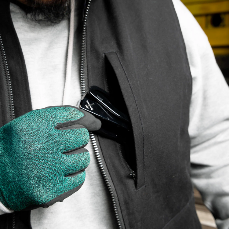 DIXXON DIXXON TRADESMAN WORK VEST BLACK