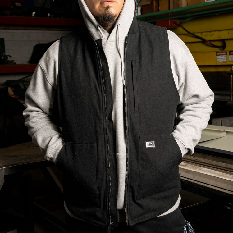 DIXXON DIXXON TRADESMAN WORK VEST BLACK