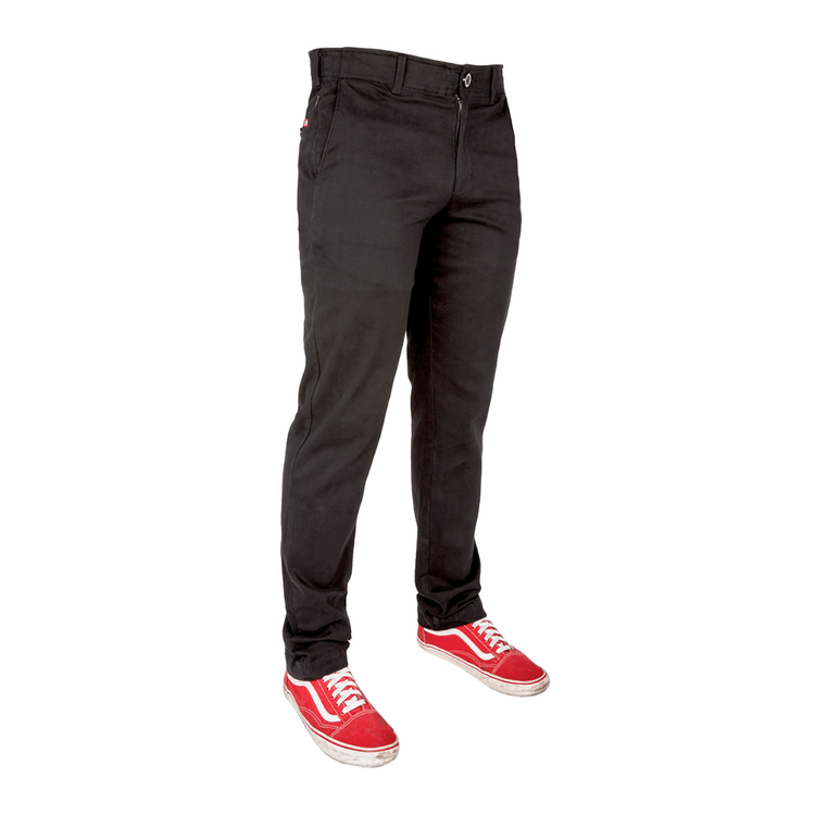 DIXXON DIXXON CHINO STRETCH PANTS BLACK
