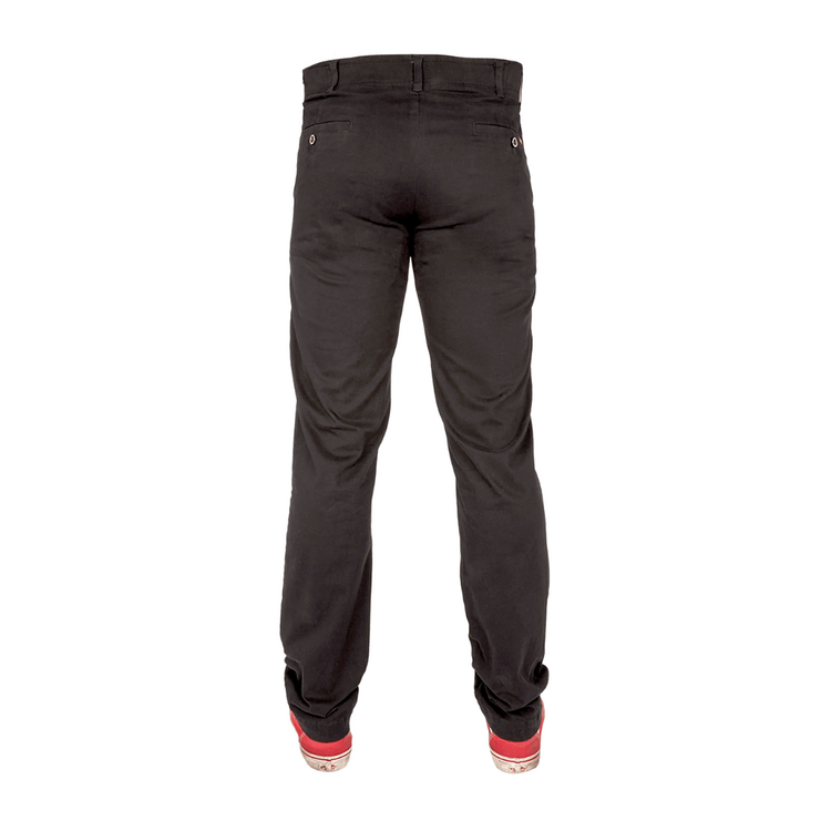 DIXXON DIXXON CHINO STRETCH PANTS BLACK