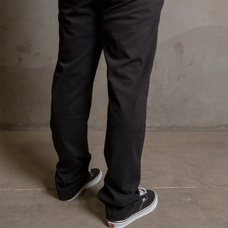 DIXXON DIXXON CHINO STRETCH PANTS BLACK