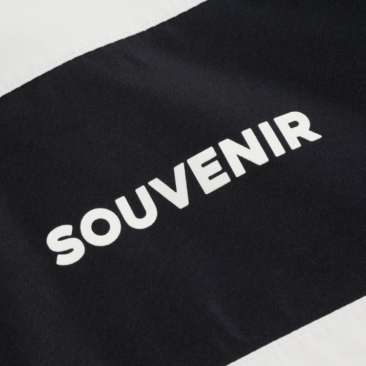 SOUVENIR SOUVENIR 2.5 PLY RECESSION JACKET MARSHMALLOW BLK