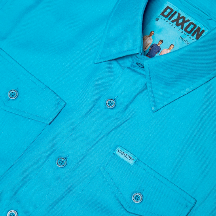 DIXXON DIXXON WEEZER BLUE ALBUM FLANNEL
