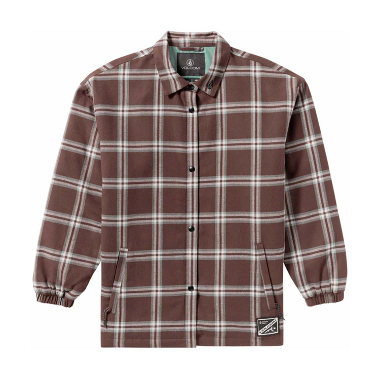 Volcom Volcom INS RIDING FLANNEL JKT OXBLOOD