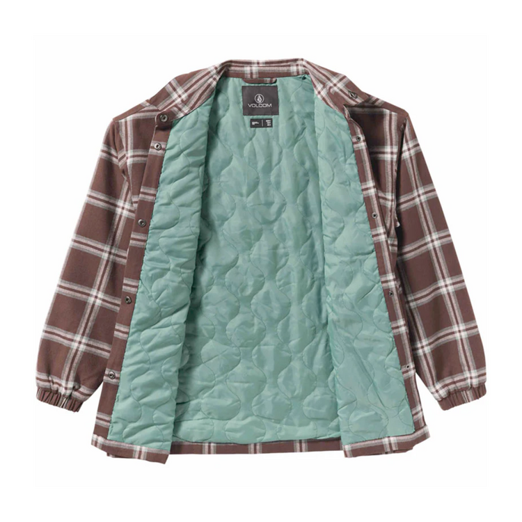 Volcom Volcom INS RIDING FLANNEL JKT OXBLOOD