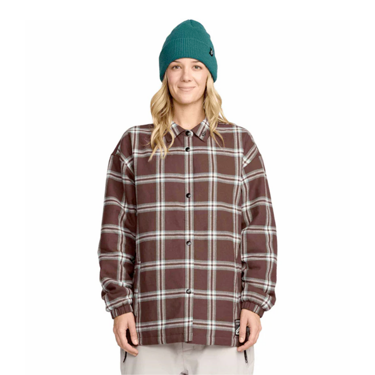 Volcom Volcom INS RIDING FLANNEL JKT OXBLOOD