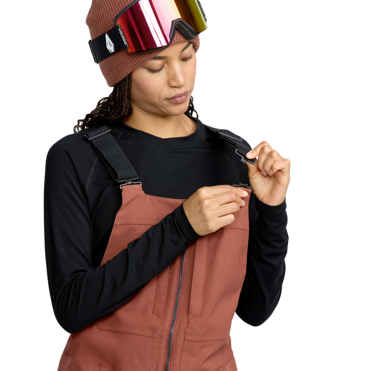 Volcom Volcom SWIFT BIB OVERALL HENNA