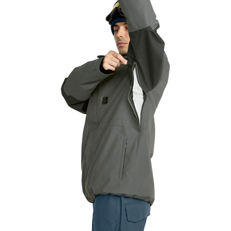 Volcom Volcom PRIMRY INS JACKET DARK GREY