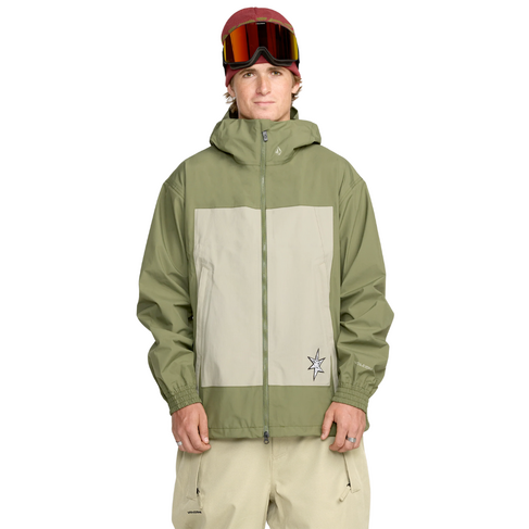Volcom Volcom ARTHUR 3L JACKET DARK OLIVE