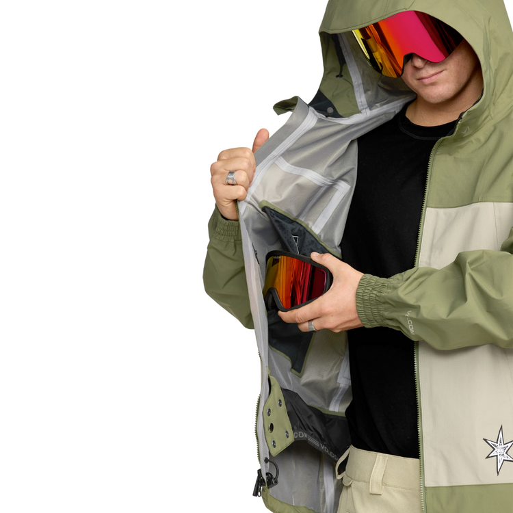 Volcom Volcom ARTHUR 3L JACKET DARK OLIVE