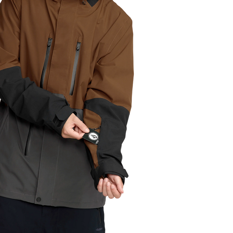 Volcom Volcom RNGE STRETCH 30K JACKET BROWN