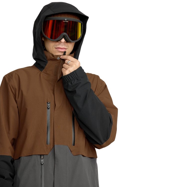 Volcom Volcom RNGE STRETCH 30K JACKET BROWN