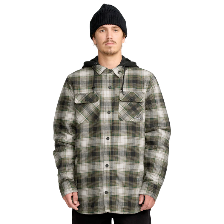 Volcom Volcom KENSON INS FLANNEL BLACK GREEN