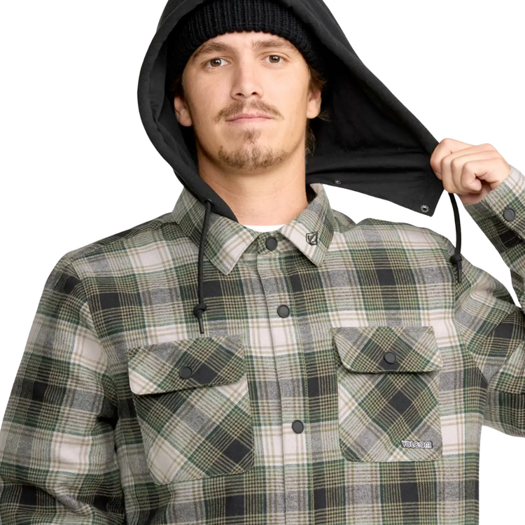 Volcom Volcom KENSON INS FLANNEL BLACK GREEN