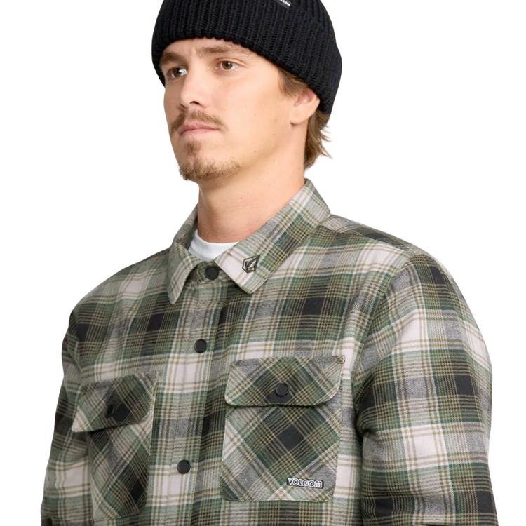 Volcom Volcom KENSON INS FLANNEL BLACK GREEN