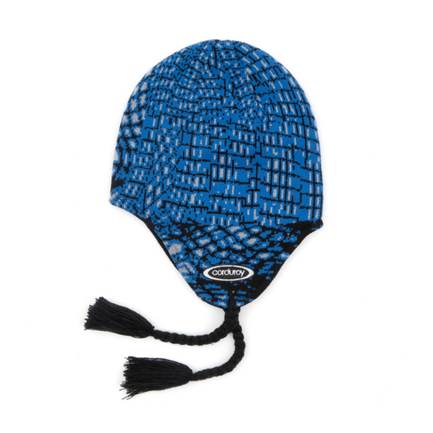 Corduroy Corduroy TIDAL EARFLAP BEANIE BLUE