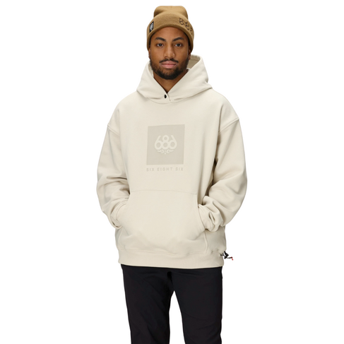686 686 KNOCKOUT LOGO PREMIUM HW PO HOODY LIMESTONE