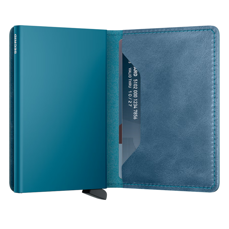 Secrid SECRID SLIMWALLET VINTAGE TEAL