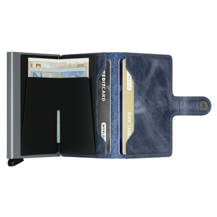 Secrid SECRID MINIWALLET VINTAGE BLUE
