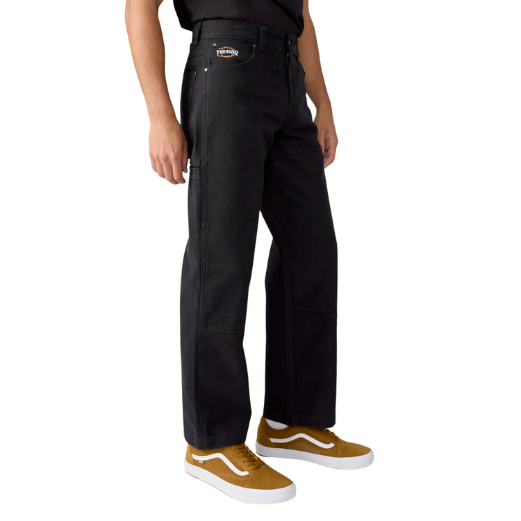 DICKIES DICKIESxTHRASHER DOUBLE KNEE DUCK PANT BLK